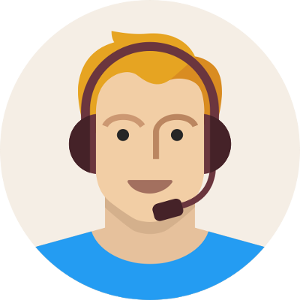 Administrateur avec casque et micro